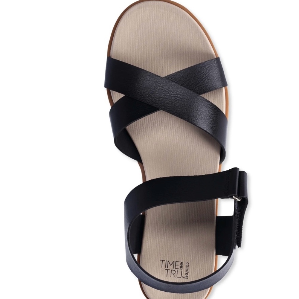 Time and Tru Women's Comfort Sandal-Wide Width Available - Picture 5 of 6